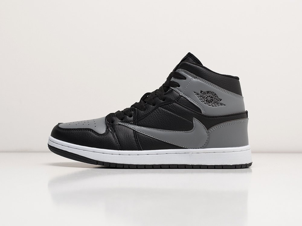 Зимние Кроссовки Nike Air Jordan 1 Mid  x Travis Scott